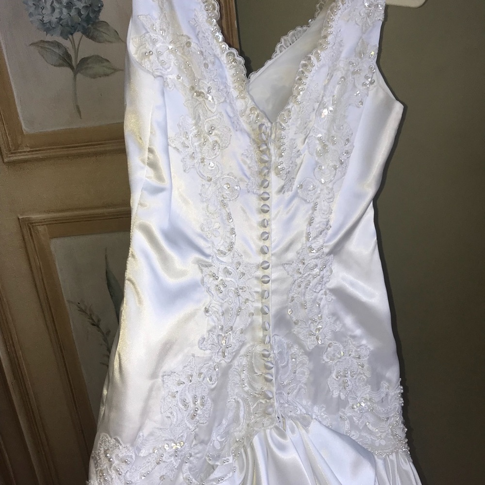 Beautiful Beaded Wedding Gown Dress - Picture 4 of 8